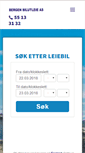 Mobile Screenshot of bergen-bilutleie.no